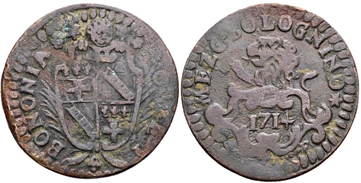 Clement XI 1714 Bolognino